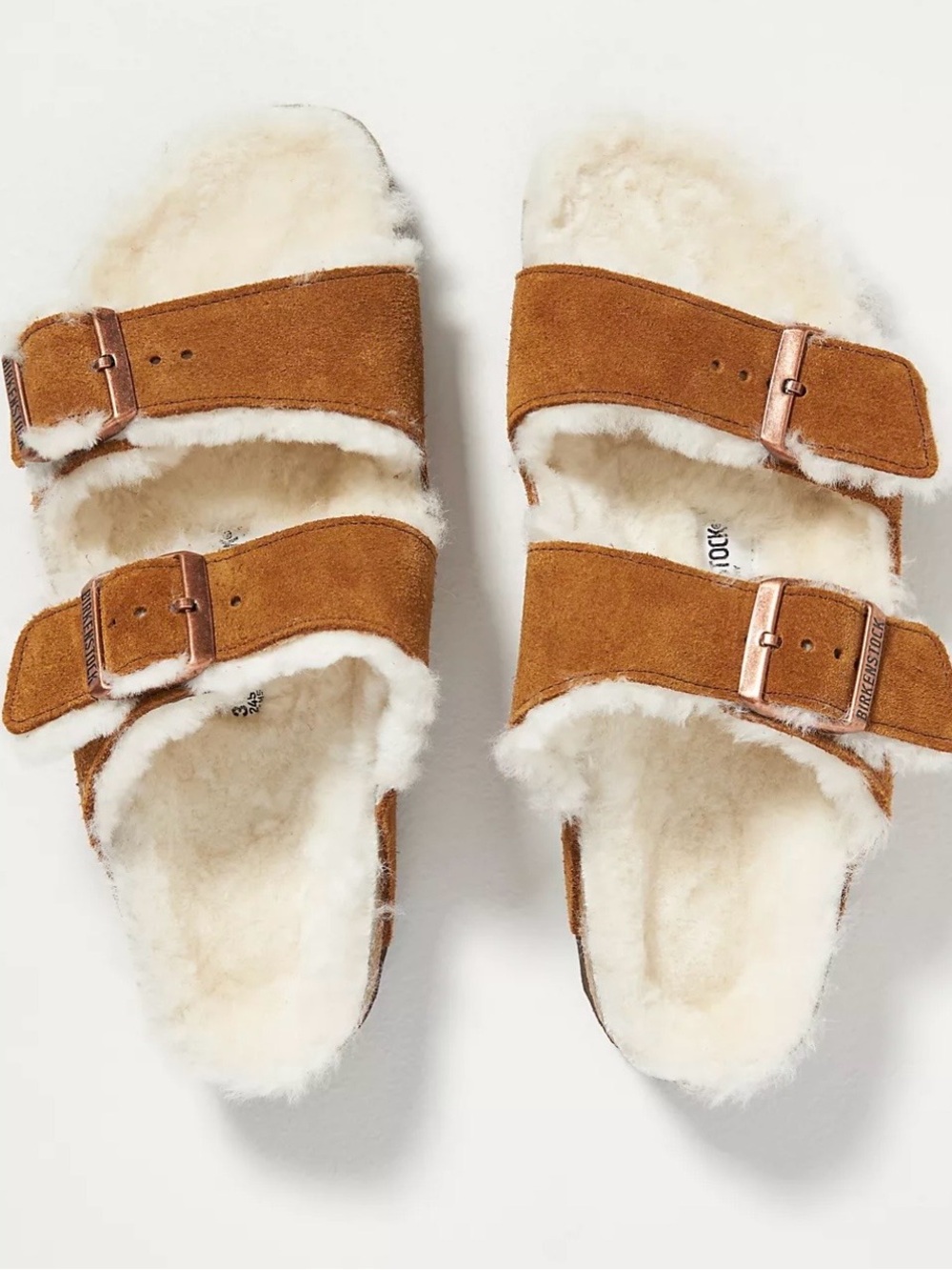 Birkenstock Arizona Shearling Sandal - Mink